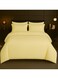 6-Piece Duvet Cover Set &acirc;&euro;&ldquo; Includes 1 Duvet Cover, 1 Fitted Sheet &amp; 4 Pillowcases &acirc;&euro;&ldquo; King/Queen/Single Sizes, Color Cream