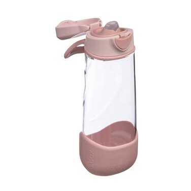 Sport Spout Drink &amp; Water Bottle   Easy Grip Bottle and Leakproof Lid   Cool Modern Child Friendly Design, Tilt and Sip   600ml/20(blush crush)