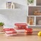 LocknLock EzLock 520ml Rectangular Food Storage Containers &ndash; Set of 2, Stackable &amp; Microwave-Safe