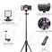 Ulanzi Mini Vlog Tripods with 360&deg; Ball Head &amp; Cold Shoe Lightweight Portable Travel Vlog Selfie Stick Handle Grip Tripod for iPhone for DSLR for Sony (MT-34)