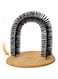 FDTY Cat Toy Arch Self Groome Pamper Feline with A Massage Grooming Rubbing Brush with Scratching Pad Toy for Cats Interactive Toys