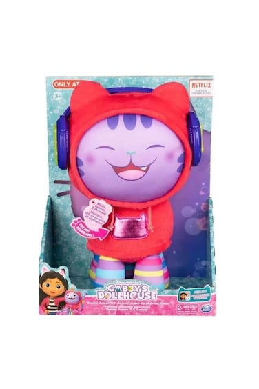 Gabby's Dollhouse Interactive DJ Catnip Musical Plush