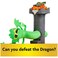 Monster Jam Dueling Dragon Playset with Exclusive 1:64 Scale Truck, Kids Toys For Boys Green Ages 3 and Up 6063919