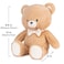Gund Baby Sustainable Teddy Bear, Stuffed Animal Plush Made From RecycLED Materials, For Babies and Newborns, Brown/Cream, 13