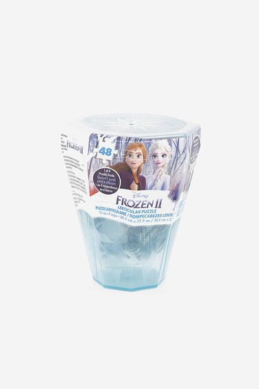 Cardinal Frozen 2 Lenticular Puzzle 13.5 H X 11 W cm, Light Blue Combo