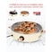 2-in-1 Electric Grill &amp; 1400W Multi-Functional Food Heating Tray Hot Plate

