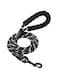 Mumoo Bear 5 Ft Strong Dog Leash With Comfortable Padded Handle And Highly Reflective Threads Dog Leashes For Medium And Large Dogs (Black)