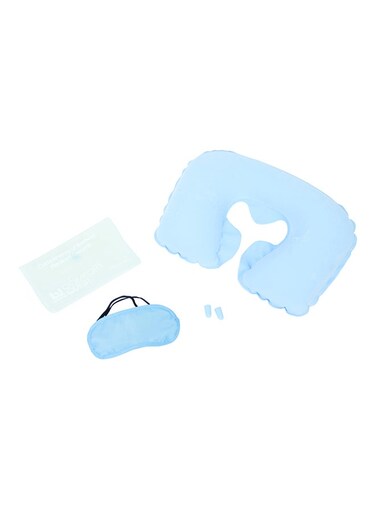 4-Piece Sojourna Sleeping Gear Travel Set Blue