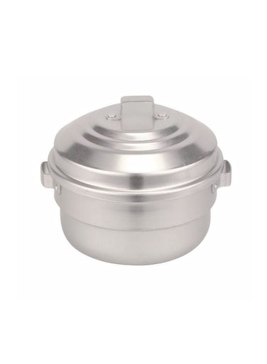 9 Pit Idly Pot Steamer Silver 21cm