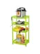 Fitto Multi-Layer Plastic Drain Fruit and Vegetable Storage Rack &ndash; Durable Household Organizer for Kitchen Counter, Sink, and Pantry &ndash; Space-Saving Design with Draining Function