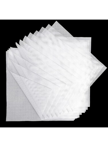 SYOSI Silicone Dehydrator Sheets, Premium Non-Stick Silicone Mesh for Fruit Dehydrator, Dehydrator Sheets Reusable 12 Pack (14 x 14 inch)