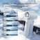 JISULIFE Portable Handheld Fan, Mini USB Rechargeable [18H Max Cooling Time], 5000mAh Small Battery Personal Makeup/Eyelash Fan, Pocket Fan with 5 Speeds for Women Men Travel Camping Outdoor Grey