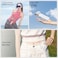 JISULIFE Portable Handheld Fan, Mini USB Rechargeable [18H Max Cooling Time], 5000mAh Small Battery Personal Makeup/Eyelash Fan, Pocket Fan with 5 Speeds for Women Men Travel Camping Outdoor Grey