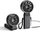 JISULIFE Handheld Fan Life7,2024 Powerful Portable Fan with LED Display,3600mAh,150&deg;Folded,5 Speeds,Lanyard[13Hrs Max Cooling]3-IN-1 Hand/Desk/Neck Fan,Travel Essentials Gifts for Women,Men(Black)