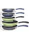 INTERDESIGN Bosphorus Pan Kitchen Organizer, 48770ES, Steel, Silver, H21.8 x W27.8 D17.6 cm