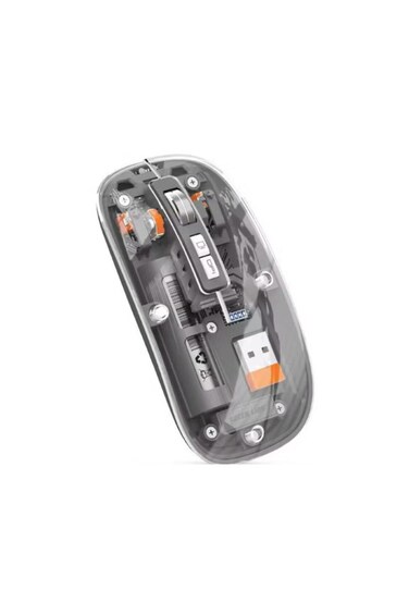 Transparent Mouse 2 Wireless Bluetooth Rechargeable 1600 DPI Slim