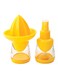 Citrus Squeeze And Mist Yellow/Clear 3x3x6.7inch