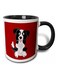 Puppy Dog Art Mug Black/White