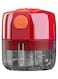 Electric Garlic Chopper Multi-function Food Chopper with USB Charging red 10.50*9.00*9.50cm