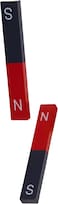 Science Bar Magnets 2PCS (7.5 x 1.75 x 0.5 cm) Strong Physics Magnet with North South Poles Marked &ndash; School Project, STEM Educational, Magnetic Field Experiment Kit for Students &amp; Teachers