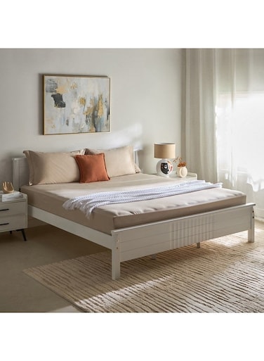 Box Opulent Luxe Solid Cotton Olympic Queen Fitted Sheet 160 x 200 x 40 cm
