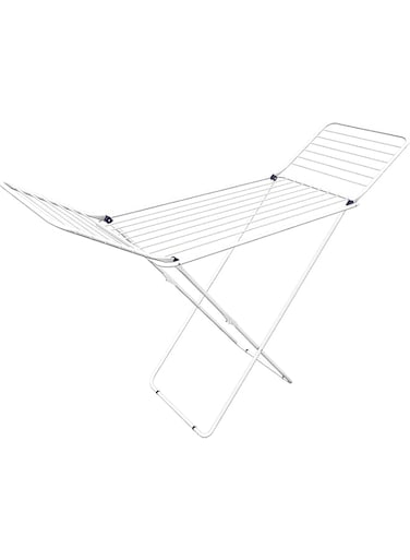 Orrid Clothes Airer Hanger   Metallic Foldable Laundry Rack  Clothes Drying Stand for Indoor Outdoor   Space-Saving Portable Indoor Airer   Drying Rack for Balcony, Lounge, Hall &ndash; 18M (180*105*55).