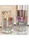 Transparent Makeup Brush Organizer, Acrylic Cosmetic Brush Organizer, Cute Desktop Brush Holder Easy to Hold 2pcs Size (17&times;11) cm