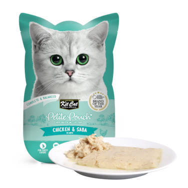 Kitcat Chicken and Saba Petite Pouch-70G