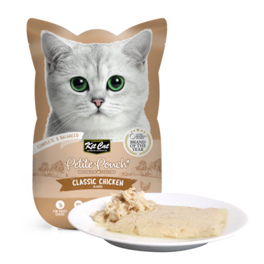 Kitcat Classic Chicken Petite Pouch-70G