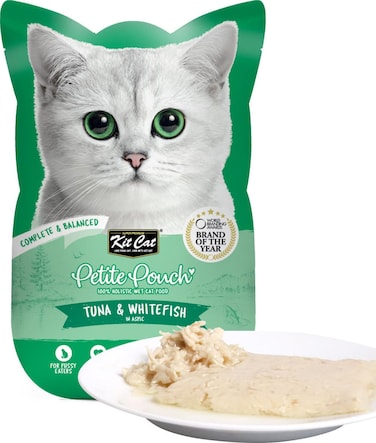 Kit Cat Petite Pouch 70g – Tuna & Whitefish