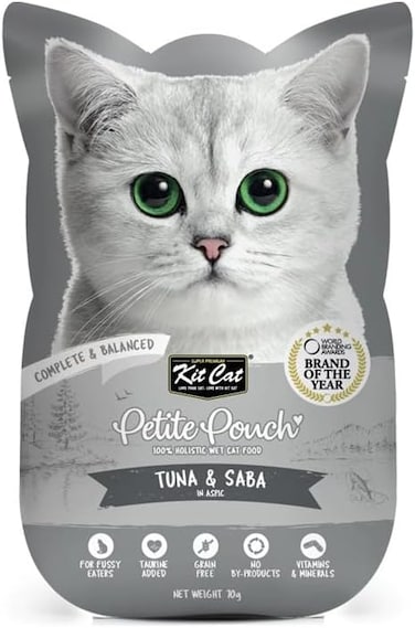Kitcat Tuna and Saba Petite Pouch-70G