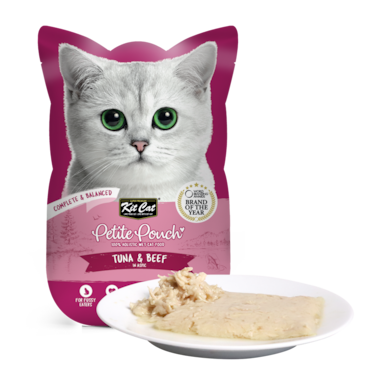 Kit Cat Petite Pouch 70g &ndash; Tuna &amp; Beef