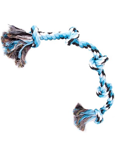 COOL PUPPY Pet Chew Toy, Interactive Rope Toy for Medium/Large Dogs, 100% Cotton Rope with Knots Tug of War Toy， Cleaning Dog Teeth and Relieving Stress(90cm)