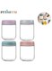 4-Pack Glass Storage Jars with Airtight Lids, Wide Mouth Mason Jars for Overnight Oats, Snacks, Yogurt, Spices, and Sugar, Versatile Food Storage Containers with Lids