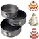 Professional Springform Bakeware Set &ndash; Leakproof Nonstick Cake Pans for Baking Desserts