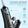 COSLUS C51 Portable Water Flosser for Teeth: 3 Modes &amp; 6 Pressure Settings with Jet Mode &ndash; Orthodontic, Braces &amp; Sensitive Gums Care for Multiple Users &ndash; Compact Travel Design, 300ML Black