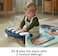 Baby Playmat Kick &amp; Play Piano Gym with Musical and Sensory Toys for Newborn to Toddler, Navy Fawn