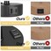 Grey Black Touch Bedside Lamp for Bedroom - 3 Way Dimmable Table Lamp USB C Charging Ports and AC Outlet, Small Desk Lamp for Living Room, Office, LED Bulb Included