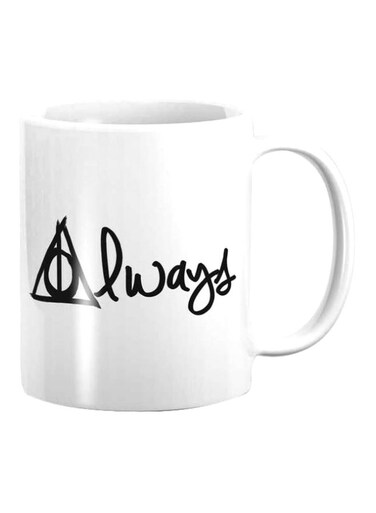 Print Harry Potter Printed Coffee Mug White/Black Standard