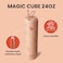 BOTTLE BOTTLE Insulated Water Bottle 24oz with Straw Lid and Handle for Sports Travel Gym Stainless Steel Water Bottles Double-Wall Vacuum Metal Leak Proof BPA-Free (Petal Passion)