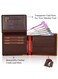 HORNBULL Joseph RFID Blocking Leather Wallet for Men, Brown, Two-Fold Wallet   &lrm; MW176BR (VZ23)