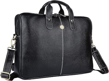 HAMMONDS FLYCATCHER Original Bombay Brown Leather 15.6 inch Messenger 
Bag Padded Laptop Compartment Office Bag (L=40,B=8,H=30 cm) LB106   6YZ9
