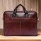 حقيبة كمبيوتر محمول من Bagneeds® للرجال مصنوعة من جلد البولي يوريثان البني للرجال والنساء - أنيقة ومتينة   بني   CN53