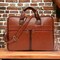 Bagneeds&reg; Men&#39;s Brown PU Leather Laptop Messenger Bag Satchel for Men and Women - Elegant &amp; Durable   Tan   NQ4L