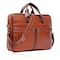 Bagneeds&reg; Men&#39;s Brown PU Leather Laptop Messenger Bag Satchel for Men and Women - Elegant &amp; Durable   Tan   NQ4L