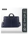 HAMMONDS FLYCATCHER Bombay Brown Leather 15.6 inch Messenger Bag   Padded Laptop Compartment  Office Bag (L=40,B=8,H=30 cm) LB106, Blue_Napa   6LTM