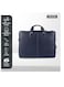 HAMMONDS FLYCATCHER Bombay Brown Leather 15.6 inch Messenger Bag   Padded Laptop Compartment  Office Bag (L=40,B=8,H=30 cm) LB106, Blue_Napa   6LTM