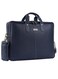 HAMMONDS FLYCATCHER Bombay Brown Leather 15.6 inch Messenger Bag   Padded Laptop Compartment  Office Bag (L=40,B=8,H=30 cm) LB106, Blue_Napa   6LTM