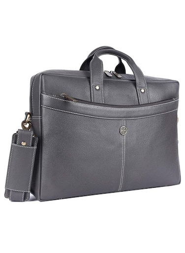 HAMMONDS FLYCATCHER Bombay Leather 15.6 inch Laptop Messenger Bag (L=39,H=29, B=8 cm) LB122   1B16