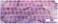 US Layout English language Silicone Keyboard Cover Skin For MacBook Air 13" 2020 With Touch ID Model:- A2179/A2337 M1 Chip, Keyboard Accessories" Purple Marble